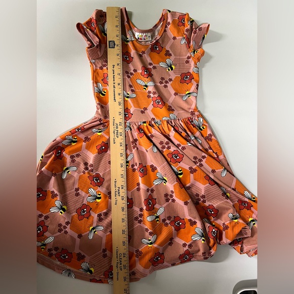 Dot Dot Smile Ballerina Style Bumble Bee Swing Dress Girls 5/6 - Picture 7 of 7